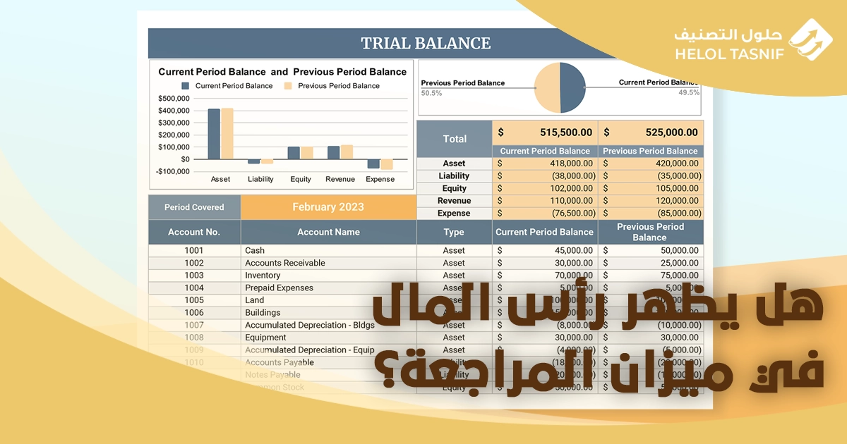 ميزان المراجعة