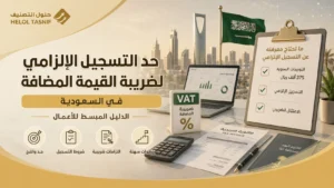 حد التسجيل الإلزامي لضريبة القيمة المضافة في السعودية