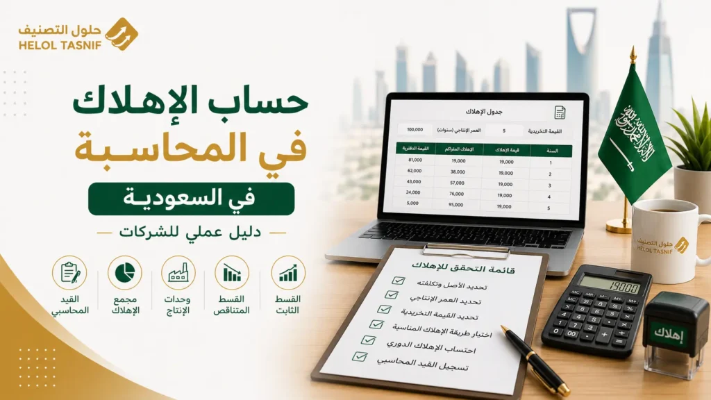 حساب الإهلاك في المحاسبة في السعودية الطرق والأمثلة
