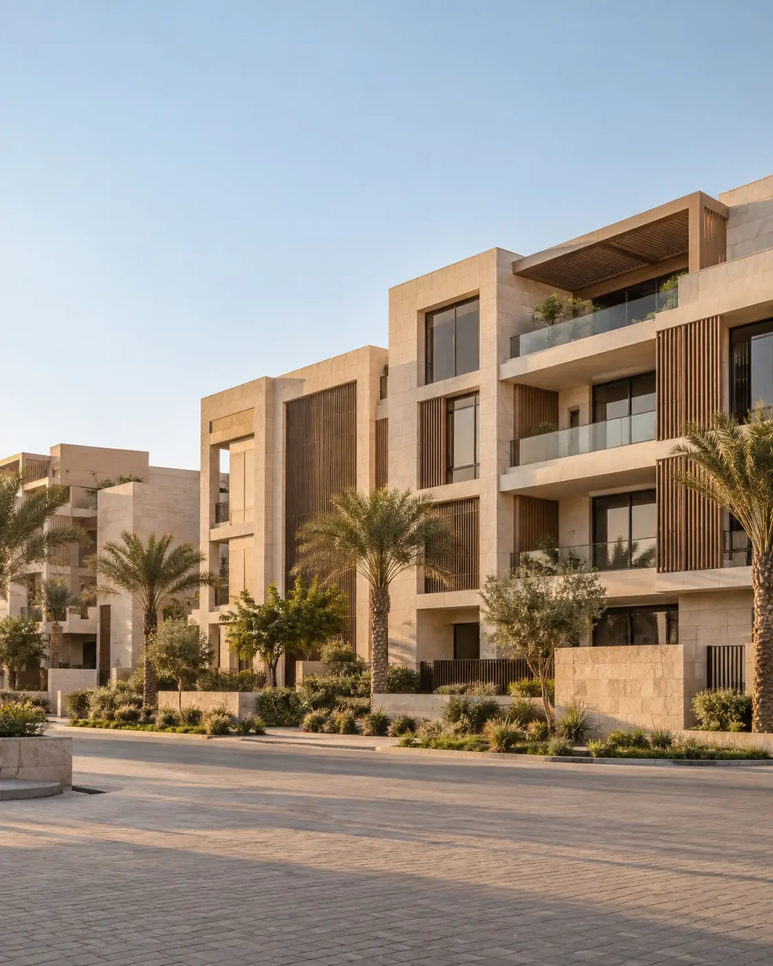 مشروع تطوير عقاري سكني حديث في المملكة العربية السعودية