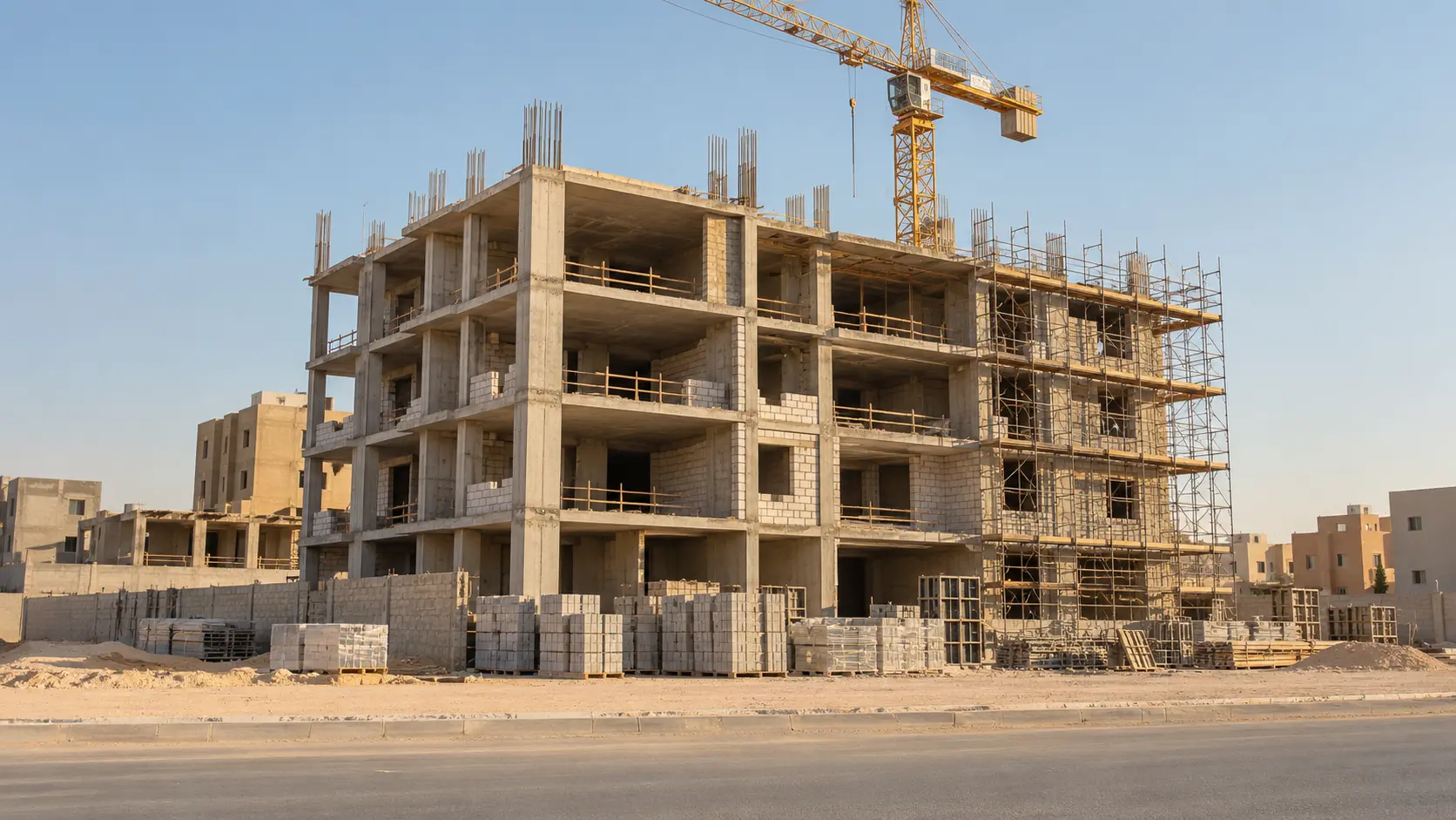 مشروع سكني تحت الإنشاء من مشاريع البيع على الخارطة