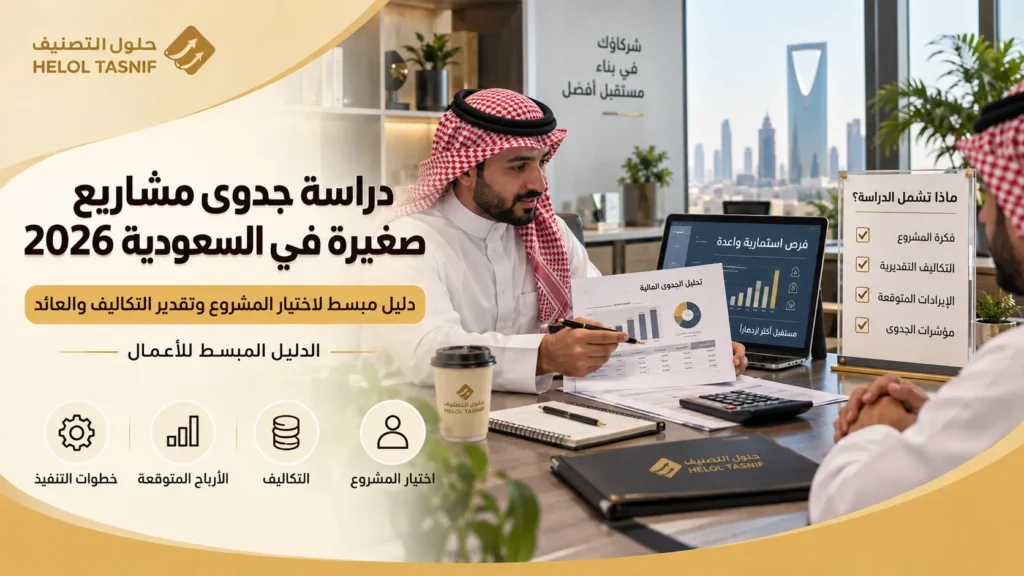 دراسة جدوى مشاريع صغيرة في السعودية