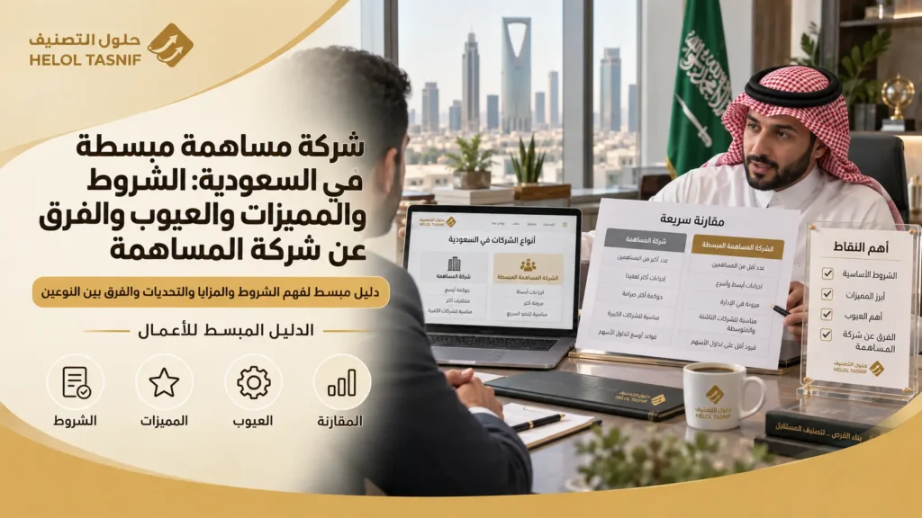 شركة مساهمة مبسطة في السعودية