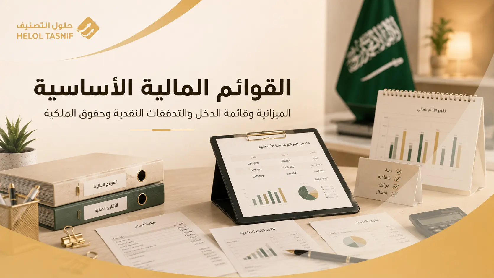 ما القوائم المالية الأساسية في المحاسبة المالية؟