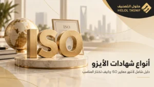 أنواع شهادات الأيزو: دليل معايير ISO واختيار الشهادة المناسبة